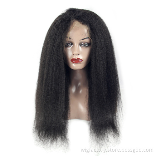 Glueless Virgin human glueless full hd lace wigs, cuticle aligned full lace wig human hair, full lace wigs with baby hair